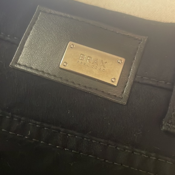 GB Sz 18  Soft Black 96% Cotton & 4% Elastane Straight Leg Pants w F & B Pockets - Picture 15 of 16